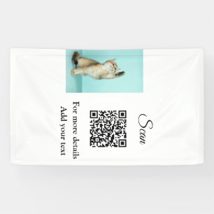 Einfache Angaben zum Tiernamen QR-Code hinzufügen  Banner