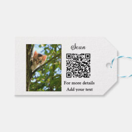 Einfache Angaben zum Tiernamen QR-Code hinzufügen  Geschenkanhänger
