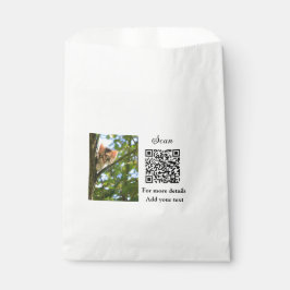 Einfache Angaben zum Tiernamen QR-Code hinzufügen  Geschenktütchen