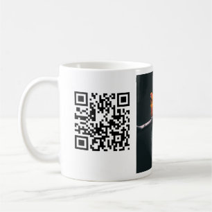 Einfache Angaben zum Tiernamen QR-Code hinzufügen Kaffeetasse