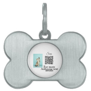 Einfache Angaben zum Tiernamen QR-Code hinzufügen Tiermarke