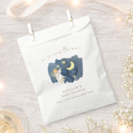 Einfache Angel Moon Star Kinderdusche Geschenktütchen