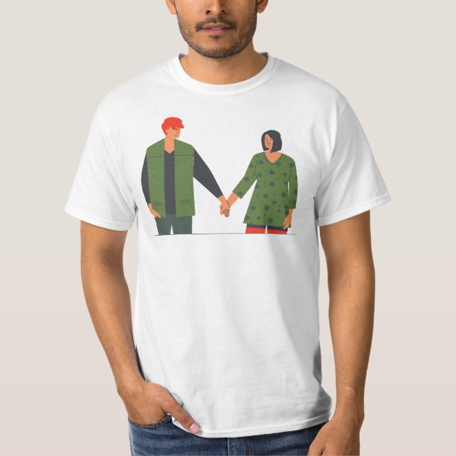 Einfache angenehme Hände T-Shirt (Vorderseite)