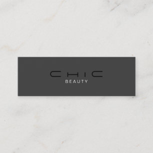 Einfache Angesagte Black Business Card Mini Visitenkarte