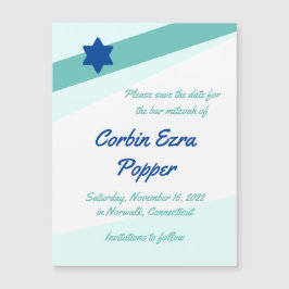 Einfache Angler Magnetkarte Save the Date