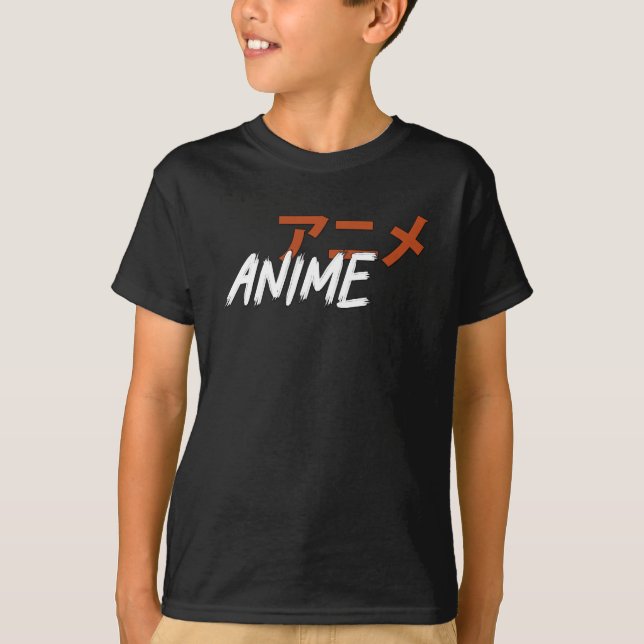 Einfache Anime Lover-Gestaltung T-Shirt (Vorderseite)