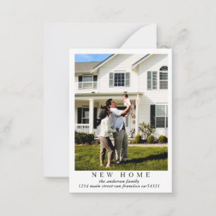 Einfache Ankündigung der Neuen Zuhause-Foto-Ankünd