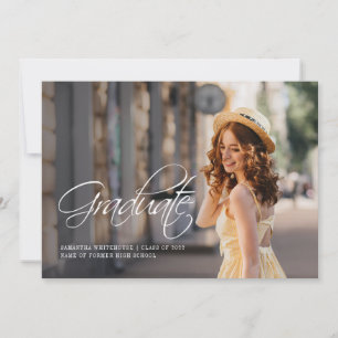 Einfache Ankündigung des 2-Foto-Abschlusses