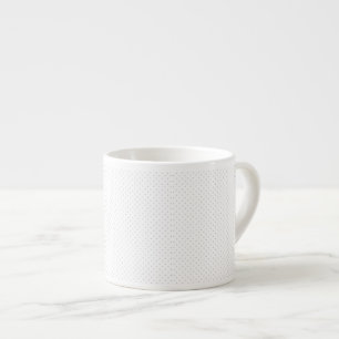 Einfache Anpassung der Farbe von grauen Mini-Polka Espressotasse