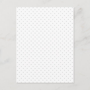 Einfache Anpassung der Farbe von grauen Mini-Polka Postkarte