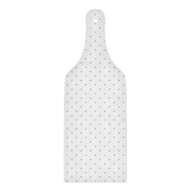 Einfache Anpassung der Farbe von grauen Mini-Polka Schneidebrett (Vorderseite)