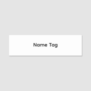 Einfache Anpassung Klassisches Namensschild