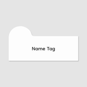 Einfache Anpassung Klassisches Namensschild