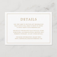 Einfache antike Gold Monogram Elegante Hochzeit