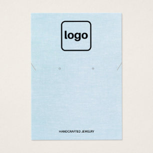 Einfache Anzeige von Blauen Ohrring und Netzklamme