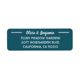 Einfache Aquamarine, handgeschriebene Skripteinprä