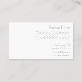 Einfache aquamarine lila Kuchengeschäftskarten Visitenkarte