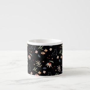Einfache Aquarell-Blume 1 Espressotasse