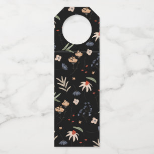 Einfache Aquarell-Blume 1 Flaschenanhänger