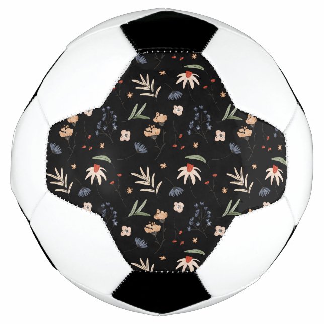 Einfache Aquarell-Blume 1 Fußball (Vorderseite)