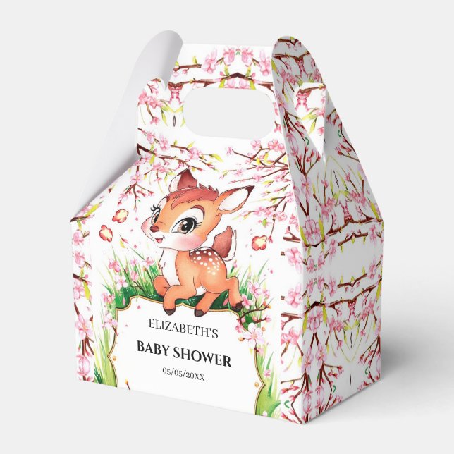 Einfache Aquarelldusche Geschenkschachtel (Vorderseite)