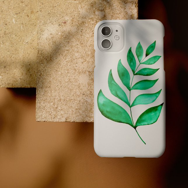 Einfache Aquarellfärbung - grün Case-Mate iPhone Hülle (Von Creator hochgeladen)