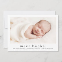 Einfache Art Modernes Baby Foto Geburt