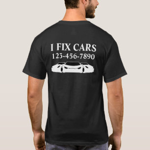 Einfache Auto Mechanik Arbeit Einheitliche Shirt