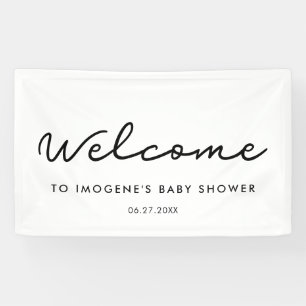 Einfache Baby-Dusche Banner