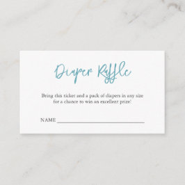 Einfache Babydusche Windeln Umschließung Begleitkarte