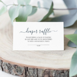 Einfache Babydusche Windelwaschkarte Begleitkarte