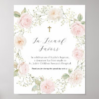 Einfache Baby's Breath und Rosen anstelle von Favo