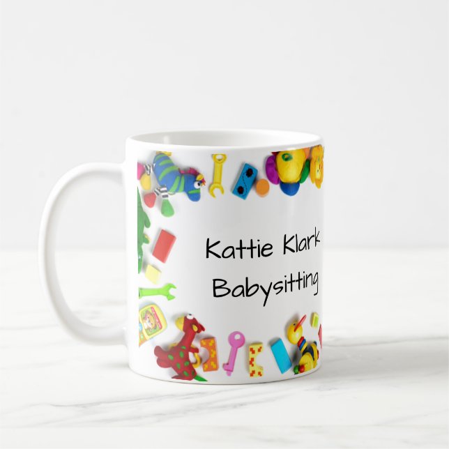 Einfache Babysittung Kaffeetasse (Links)