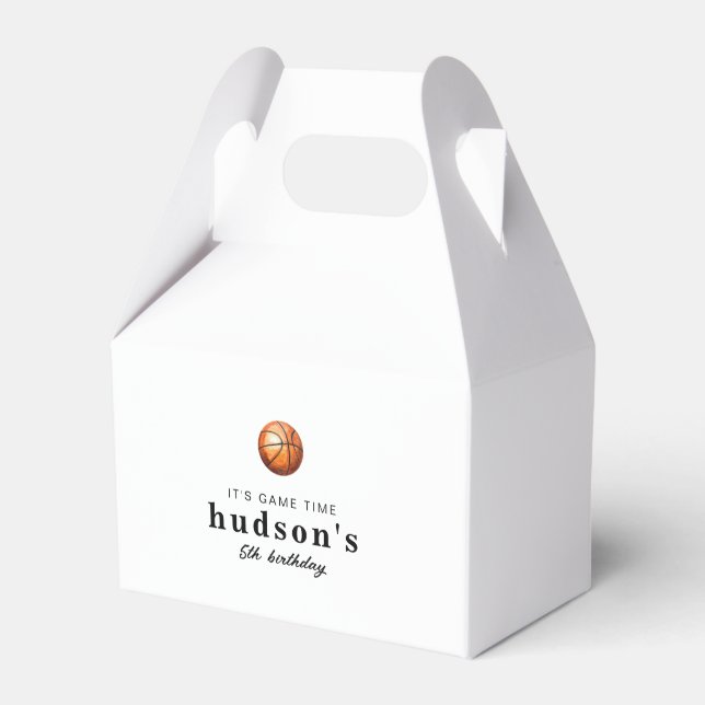 Einfache Basketball-Geschenkboxen Geschenkschachtel (Vorderseite)