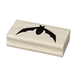 Einfache Bassform mit Flügelschlag in flatternder Gummistempel