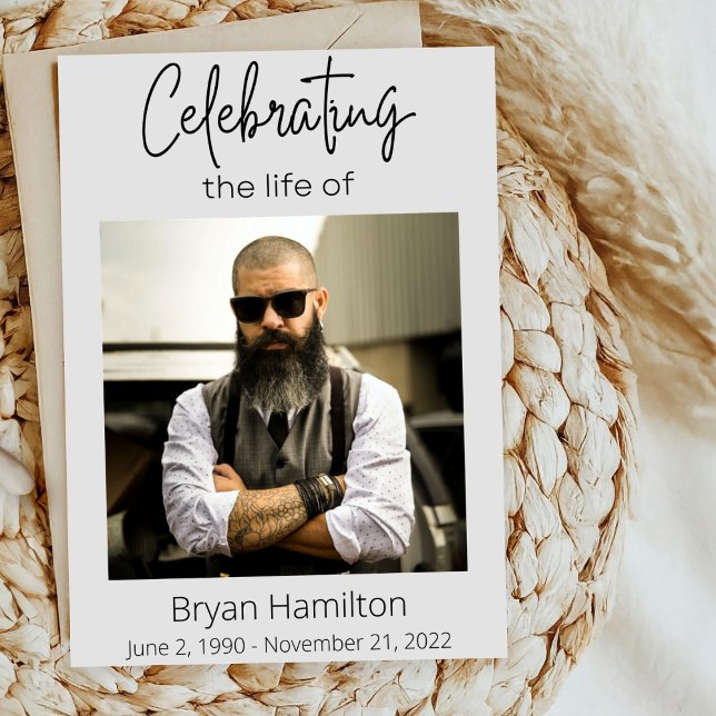 Einfache Beerdigung des Lebenszyklus-Programmbudge Flyer (Von Creator hochgeladen)