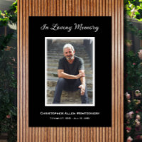 Einfache Beerdigung Foto Beileid Memorial