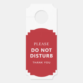 Einfache Begrüßung und nicht stören reversibleTick Türanhänger