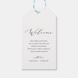 Einfache Begrüßungstags für Begrüßung Geschenkanhänger