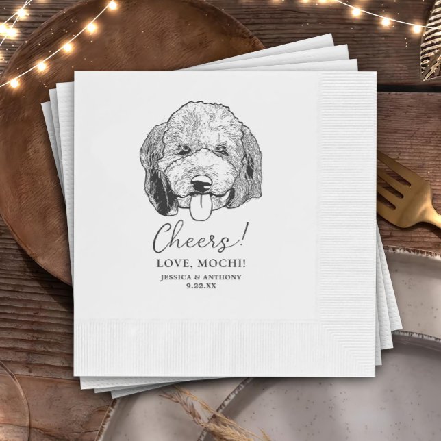 Einfache Beiden Hand Zeichnend Hochzeit Serviette (Von Creator hochgeladen)