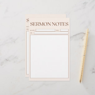 Einfache Beige Christliche Zitronenschilder für di Briefpapier