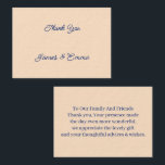 Einfache Beige individuelle Hochzeit Vielen Dank Mitteilungskarte<br><div class="desc">Unsere einfache, maßgeschneiderte Hochzeitskarte, die perfekte Art, Ihre Dankbarkeit an Ihre Gäste für die Teilnahme an Ihrem besonderen Tag, Made mit Premium-Qualität Cardstock und mit einem schönen Design, ist diese Karte sicher, einen bleibenden Eindruck zu machen. Die Vorderseite der Karte enthält die Worte "Danke" geschrieben in elegantem Skript, mit Pärchennamen,...</div>
