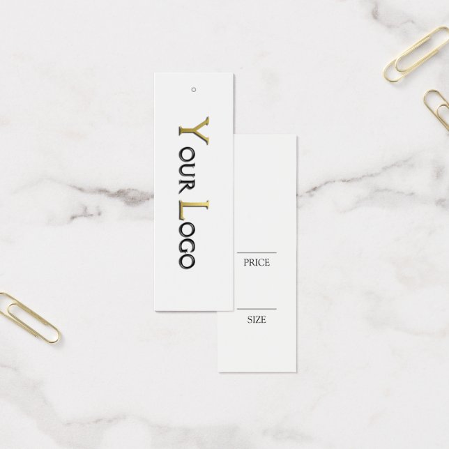 Einfache Bekleidungsmarke mit weißem Schwingen (Büro)