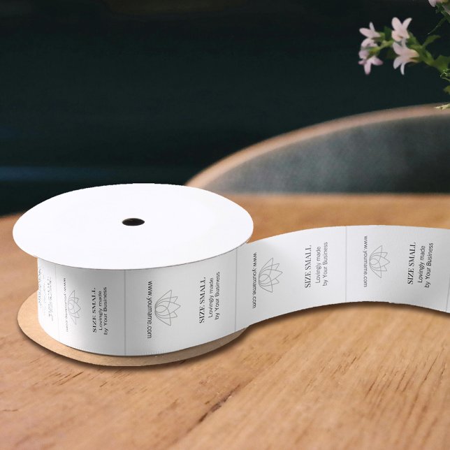 Einfache Bekleidungsmarken Satinband (Von Creator hochgeladen)