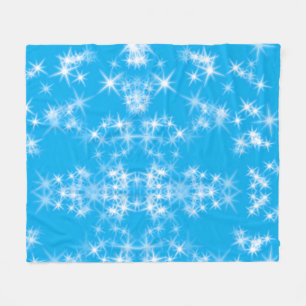einfache benutzerdefinierte farbenfrohe blaue funk fleecedecke