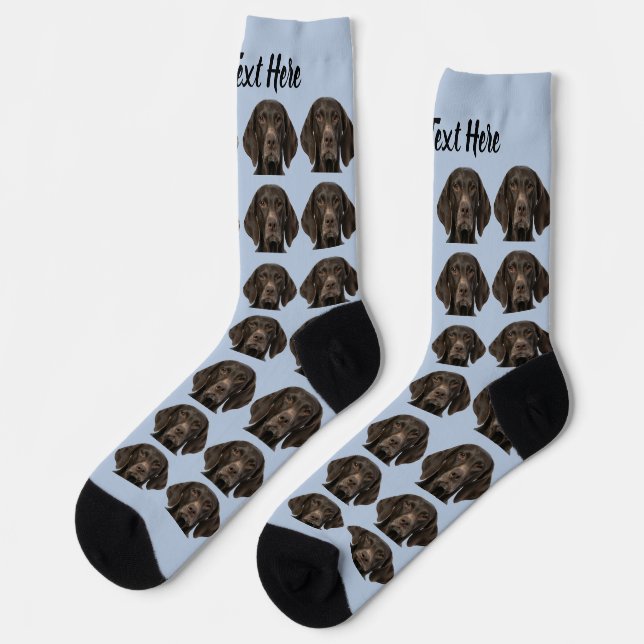 Einfache benutzerdefinierte Hund Haustier Foto per Socken (Linkes Detail)