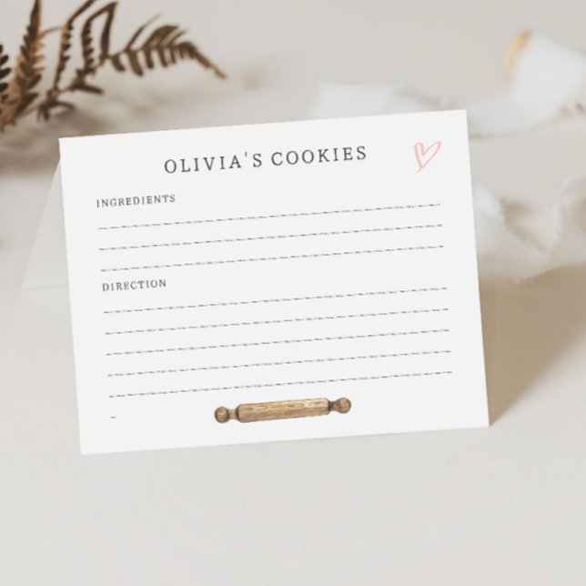 Einfache, benutzerdefinierte Kid-Rezeptkarte (Von Creator hochgeladen)