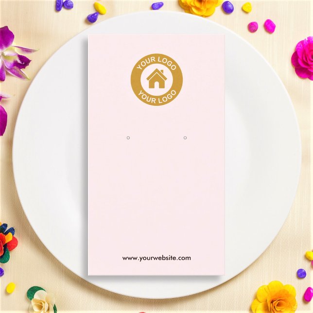 Einfache, benutzerdefinierte Logo-Schmuckkarte Visitenkarte (Von Creator hochgeladen)