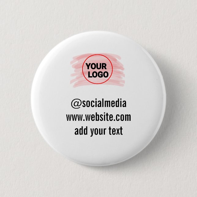 einfache, benutzerdefinierte Wasserfarben-Add-Webs Button (Vorderseite)