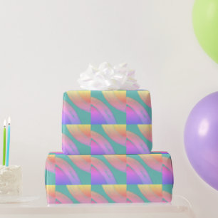 einfache, benutzerdefinierte Wasserfarben-Add-Webs Geschenkpapier
